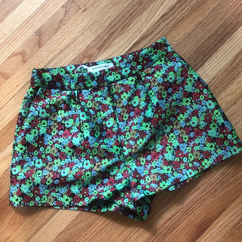 Elizabeth and James Floral Jacquard Shorts